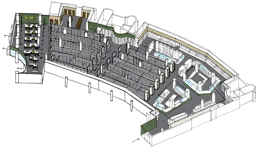 Number 39 | John McCarthy | JHP | Fusion by Park-n-Shop | Speciality Hong Kong supermarket | Interior and technical design