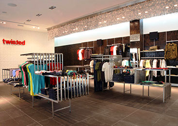 Number 39 | John McCarthy | JHP | Twisted | Urbanwear | Times Square Mall, Dubai | Interior designer